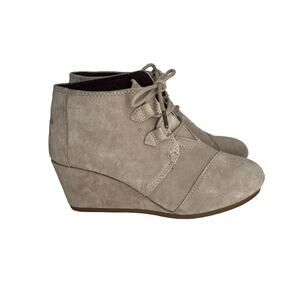 TOMS Wedge Ankle Boots- Women's 8